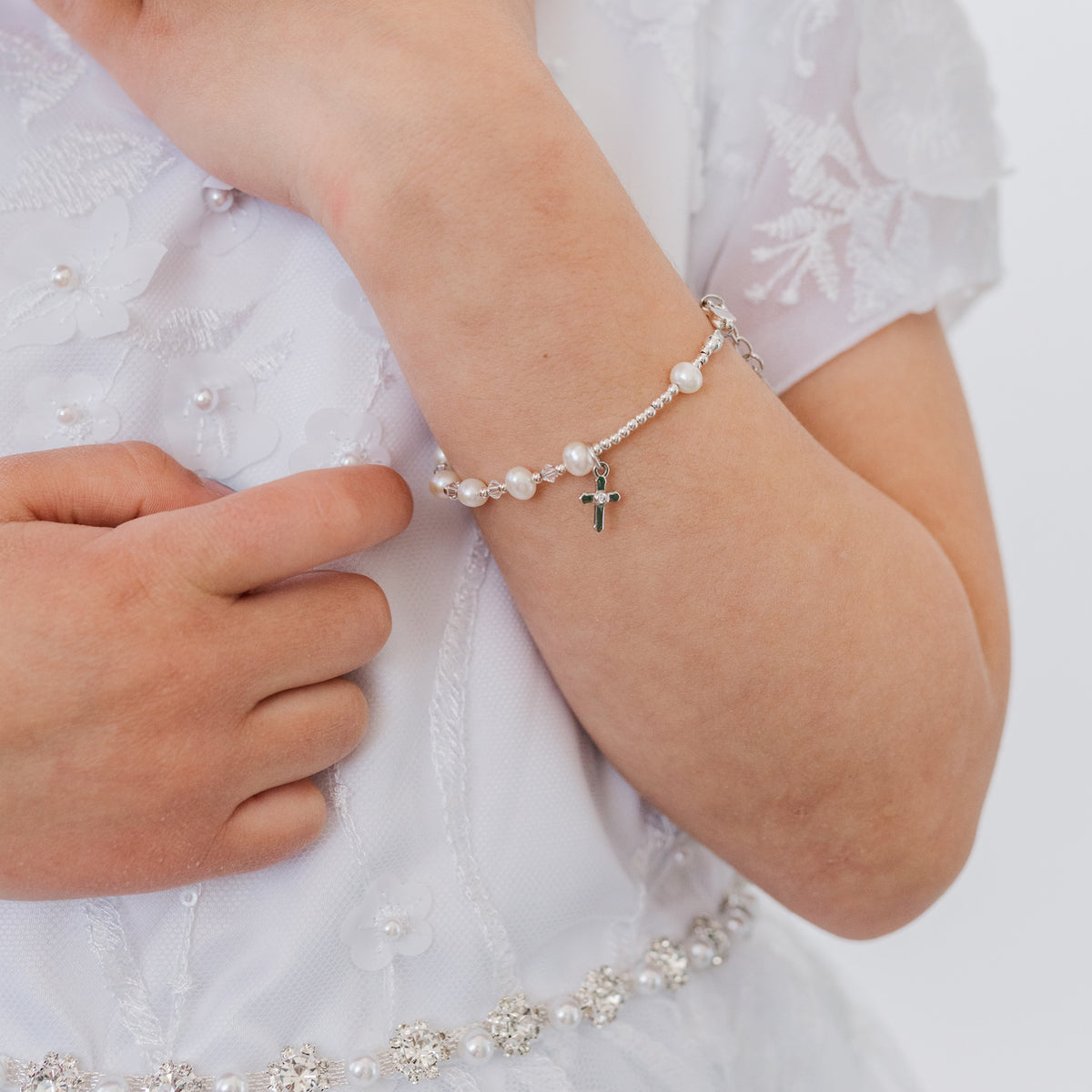 Girls first fashion communion bracelet