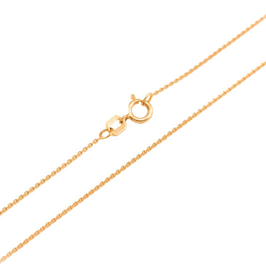 14K Gold-Plated Rolo Chain for Kids, Teens or Women