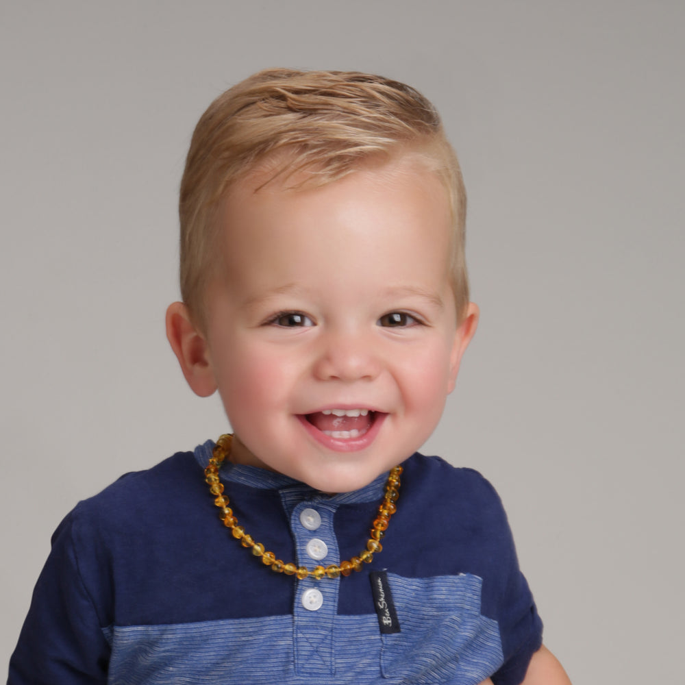 SALE!  24-Piece Amber Teething Necklace Package with Display