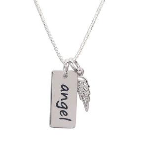 Sterling Silver Angel Necklace (BCN-SS-Angel)