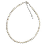 Sterling Silver Girl's Stand of Pearls Necklace