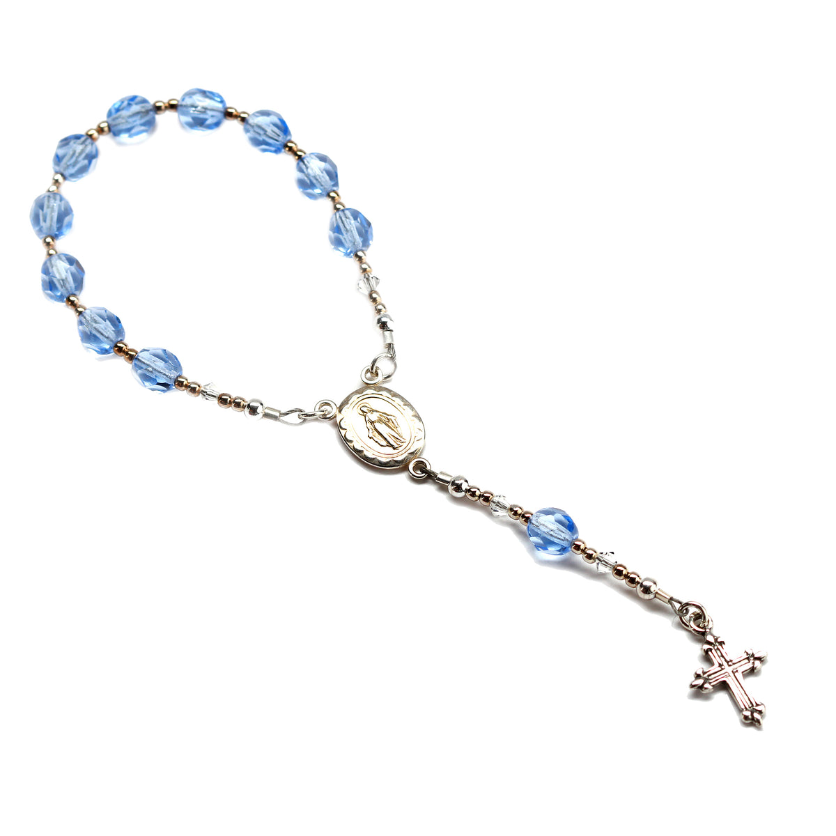 Online Light Blue Rosary