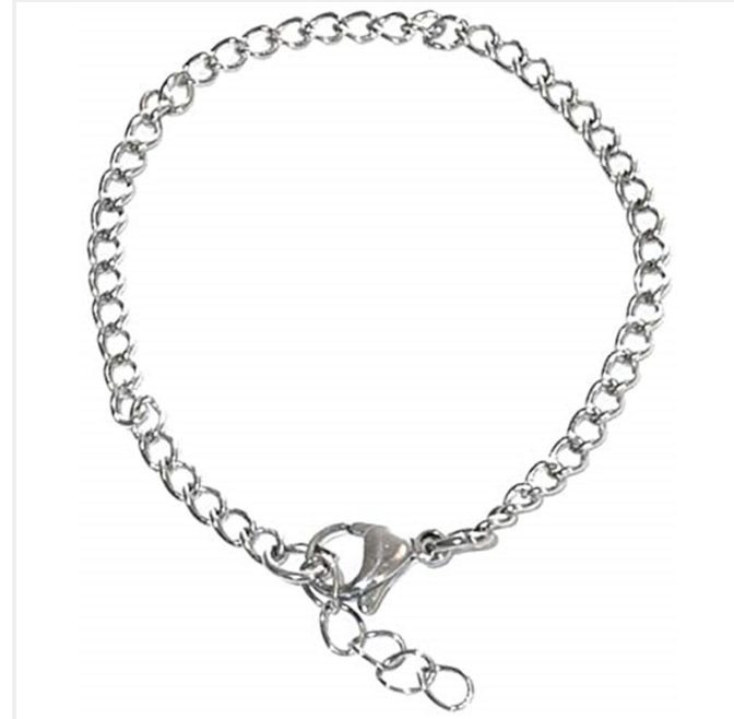 Women 925 Sterling Silver Charm Bracelet Jewelry, Women's, Size: One Size