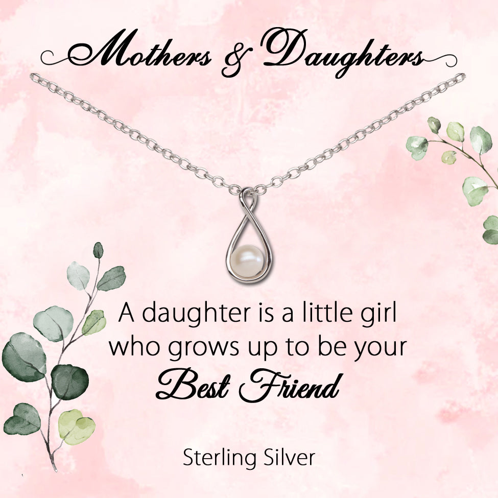 Sterling Silver Mother and Daughter Meaningful jewelry Gift