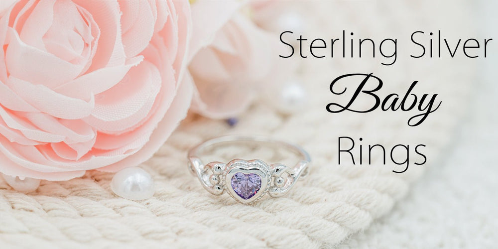 Sterling Silver Baby Rings for Toddlers and Children