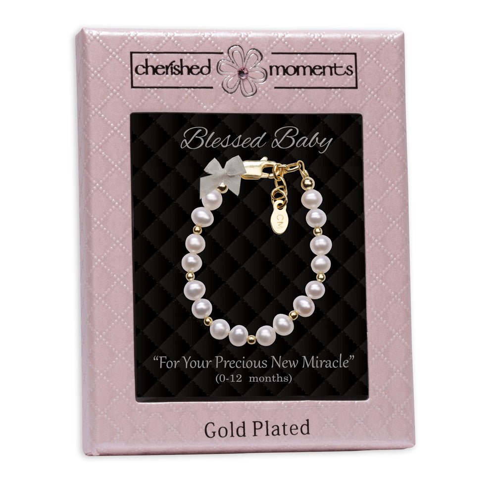 14K Gold-Plated Pearl Bracelet box