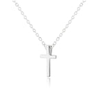 Children's Sterling Silver Dainty Cross Charm Necklace for First Communion or Confirmation Gifts for Girls, Kids 1st Holy Communion Necklace