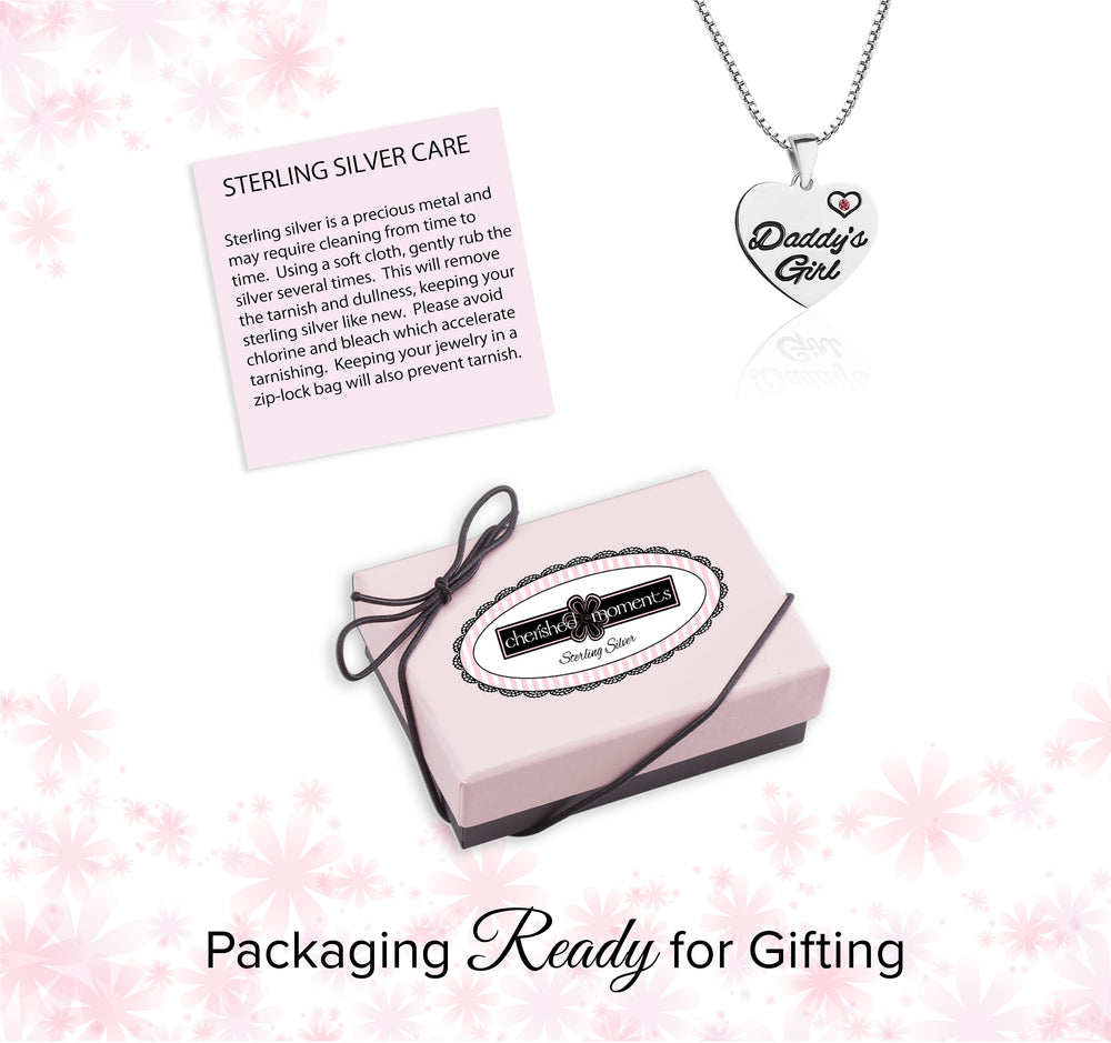 
                
                    Load image into Gallery viewer, Sterling Silver Daddy&amp;#39;s Girl Necklace
                
            