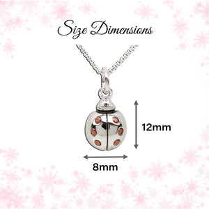 Sterling Silver Kid's Ladybug Necklace