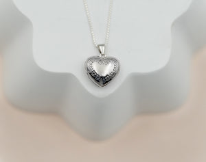 Sterling Silver Children's Heart Locket