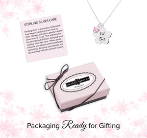 Sterling Silver Little Sister Daisy Necklace