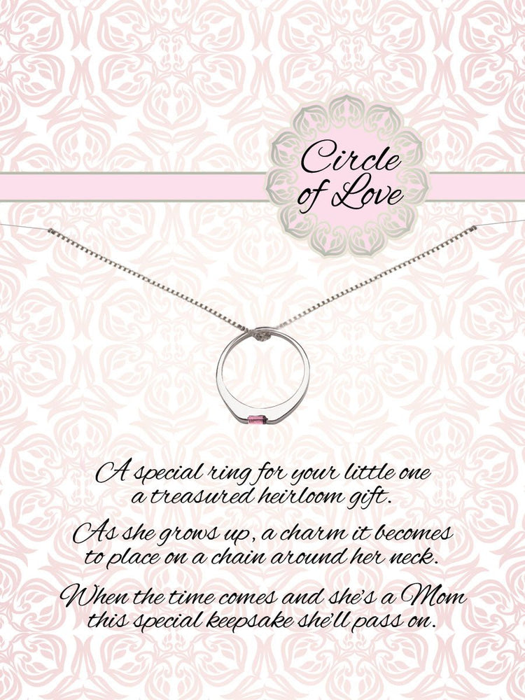 Circle of Love Keepsake Gift for Girls Baby Gift - Cherished Moments Jewelry