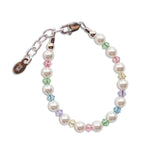 Sterling Silver Multi-color Pearl Bracelet for Girls and Toddlers