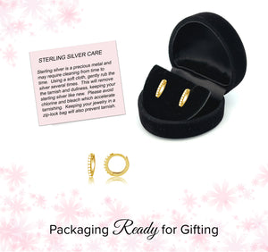 Huggie Hoop Earrings gift box