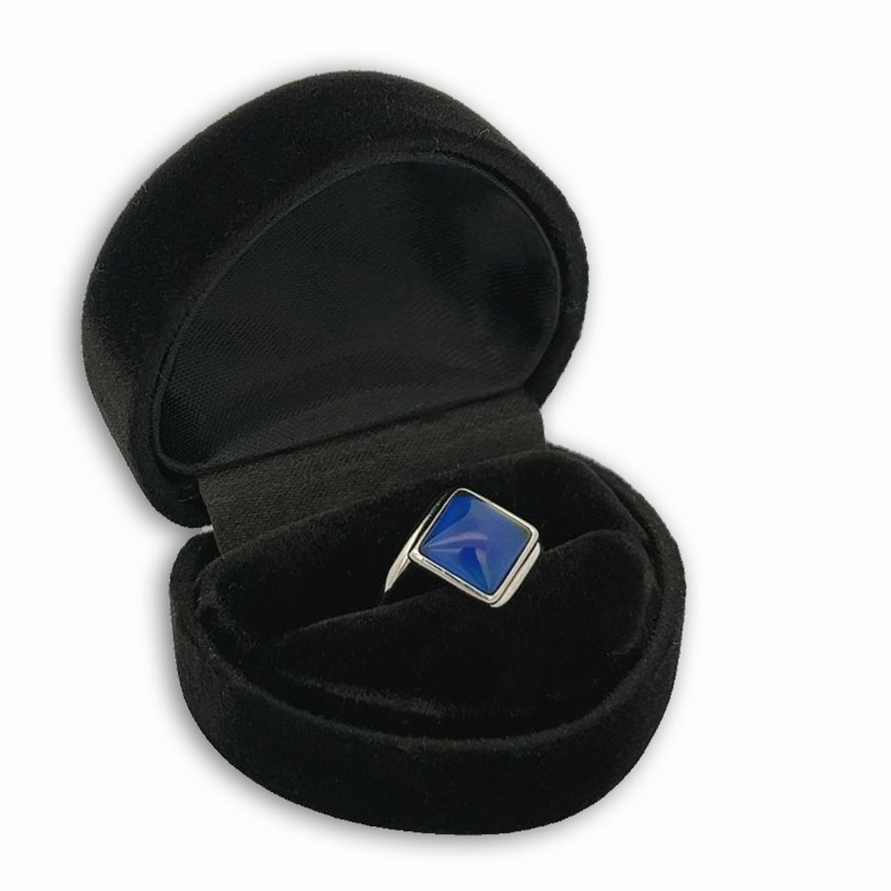 Sterling Silver Girl's Mood Ring (Square)
