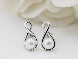 Drop of Faith Freshwater Pearl Earrings