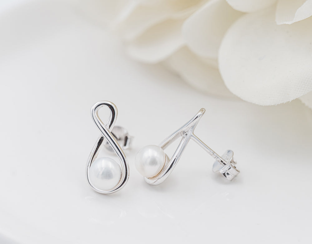 Drop of Faith Freshwater Pearl Earrings