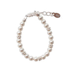 Victoria - Sterling Silver Pearl Bracelet for Baby and Kids