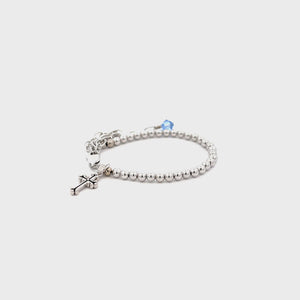 
                
                    Load and play video in Gallery viewer, Boy&amp;#39;s Baptism to Bride® Sterling Silver Baptism Bracelet for Baby Boy
                
            