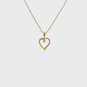 
                
                    Load and play video in Gallery viewer, 14K Gold Plated Children&amp;#39;s Open Heart Necklace for Girls
                
            