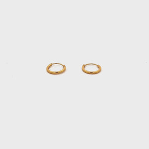 
                
                    Load and play video in Gallery viewer, 14K Gold-Plated Endless Hoop Earring
                
            