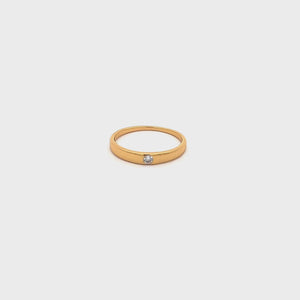 
                
                    Load and play video in Gallery viewer, 14K Gold-Plated Baby Ring with CZ for Kids
                
            