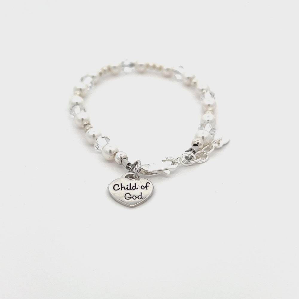 
                
                    Load and play video in Gallery viewer, I am a Child of God Bracelet for Little Girls
                
            