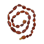Amber Teething Necklace for Teething Baby or Toddler (Light Cherry)