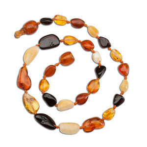 
                
                    Load image into Gallery viewer, Amber Teething Necklace for Teething Babies or Toddlers (Multi)
                
            
