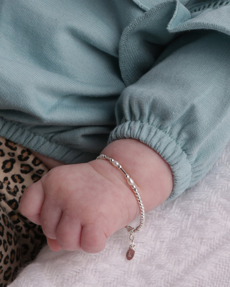 sterling silver baby bracelet