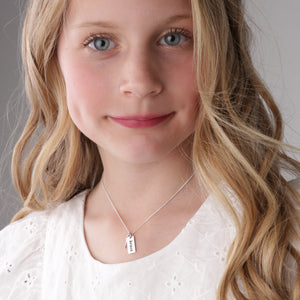 Sterling Silver Brave Necklace for Girls