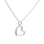Sterling Silver Kid's Sassy Heart Necklace