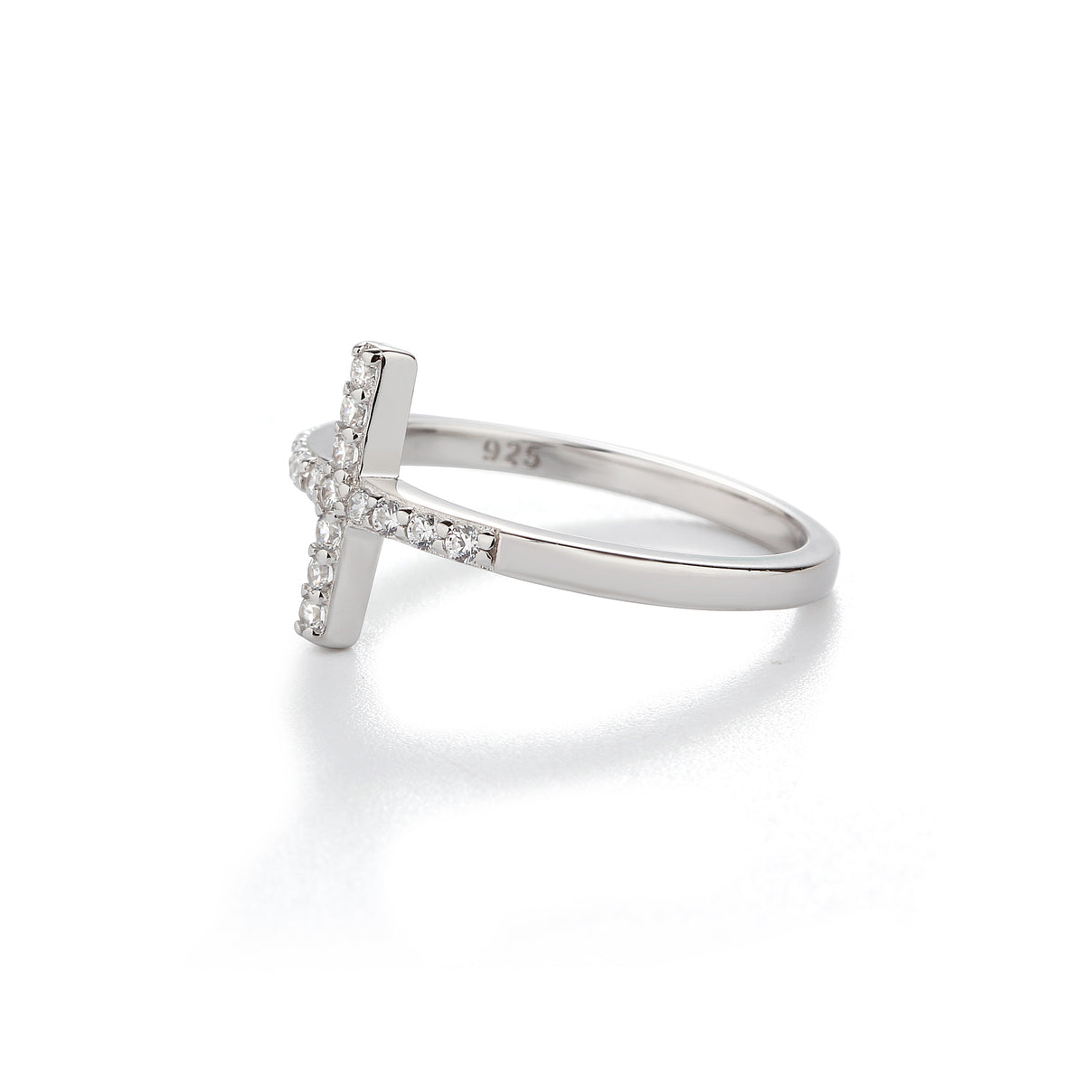 Silver CZ Chanel Ring – Crossan Jewellers