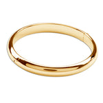 Gold Bangle (Classic) - 14K Gold Plated Bangle Bracelet for Babies, Kids, or Women