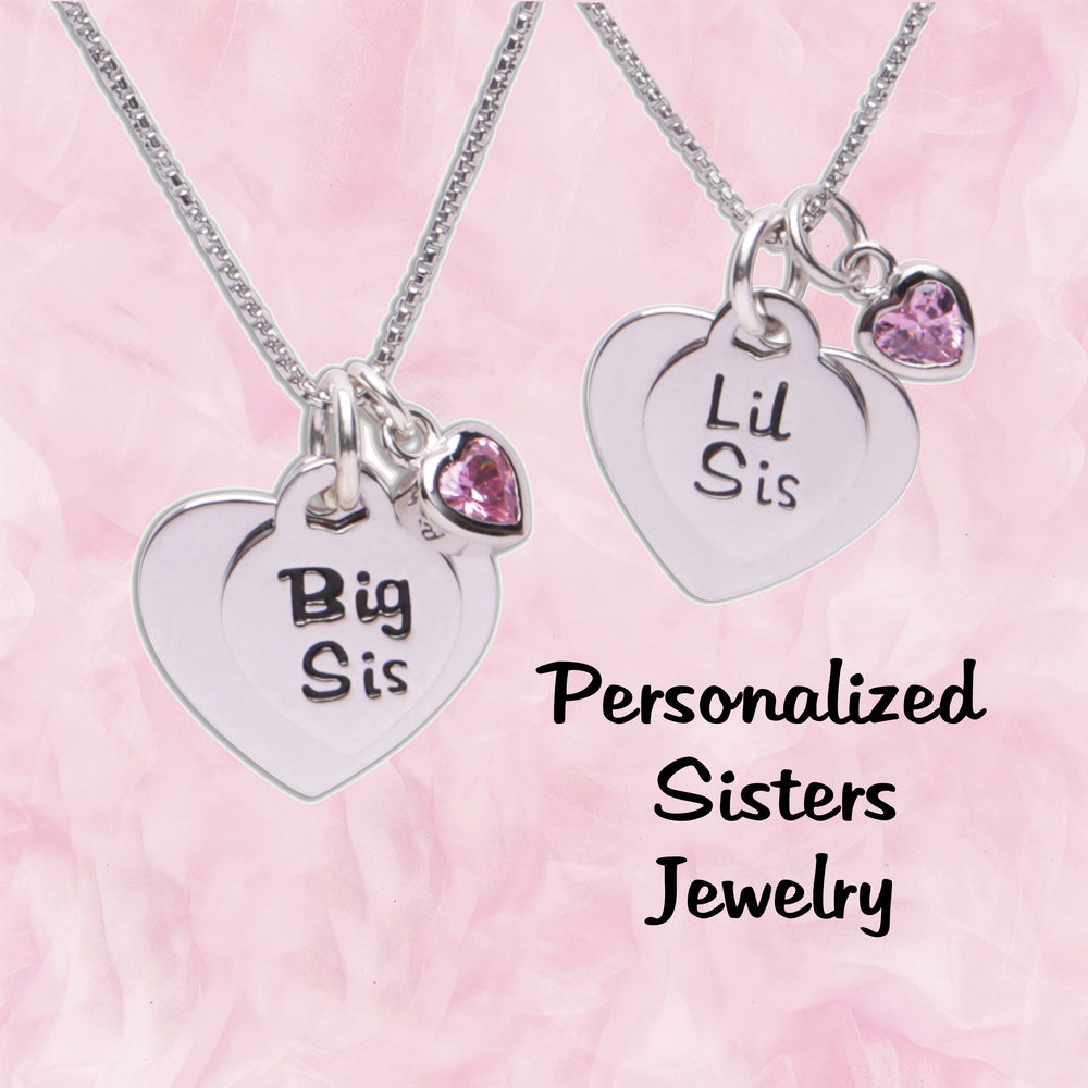 Big Sister - Middle Sister - Little Sister Necklace for 3 - Best Friend  Jewelry