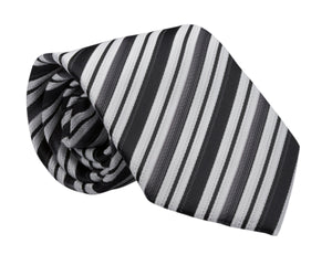 LDS Baptism Tie with CTR Oval Tie Pin for Boys