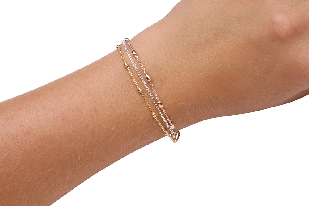 Rose gold Flora diamond & 18kt rose gold bracelet | Gucci | MATCHES UK