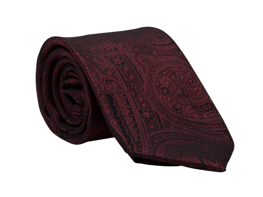 
                
                    Load image into Gallery viewer, LDS Missionary Tie w/Stripling Warrior Pin (Burgundy)
                
            