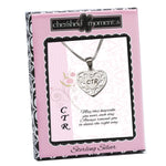 CTR Necklace with Silver Heart for Girls