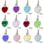 CZ Heart Charms