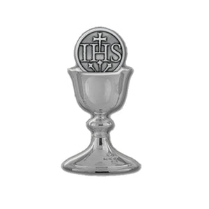 
                
                    Load image into Gallery viewer, First Communion Silver Chalice Tie Pin
                
            