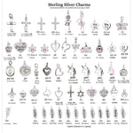 Sterling Silver Individual Charms for Bracelets for Necklaces