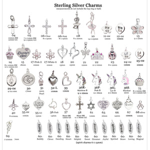 Sterling Silver Individual Charms for Bracelets for Necklaces 15-Daddy's Girl