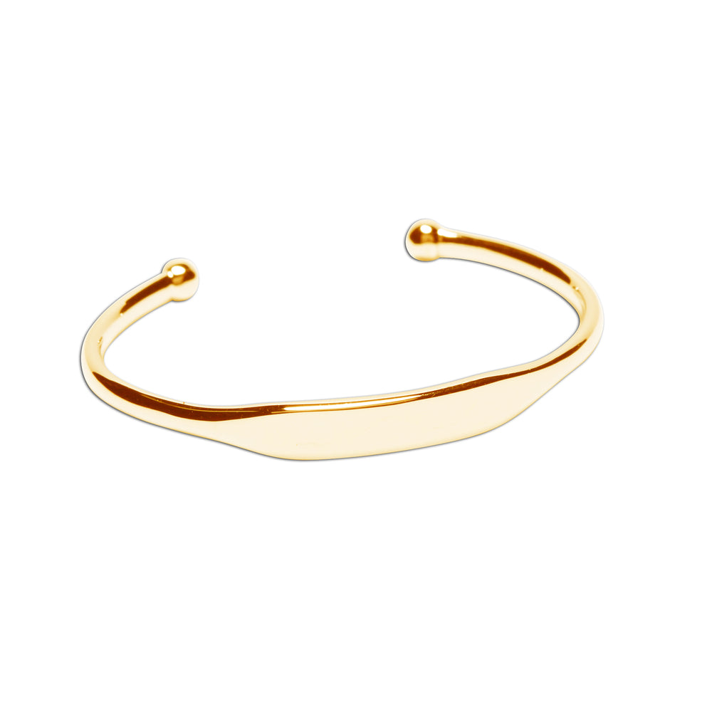 
                
                    Load image into Gallery viewer, Cuff (Gold) - 14K Gold-Plated Cuff Bracelet for Kids
                
            