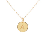 14K Gold-Plated Personalized Initial Necklace