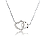 Mom and Me Necklace 2-Piece Set - Hearts Entwined Forever