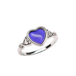 Sterling Silver Girl's Mood Ring (Heart)