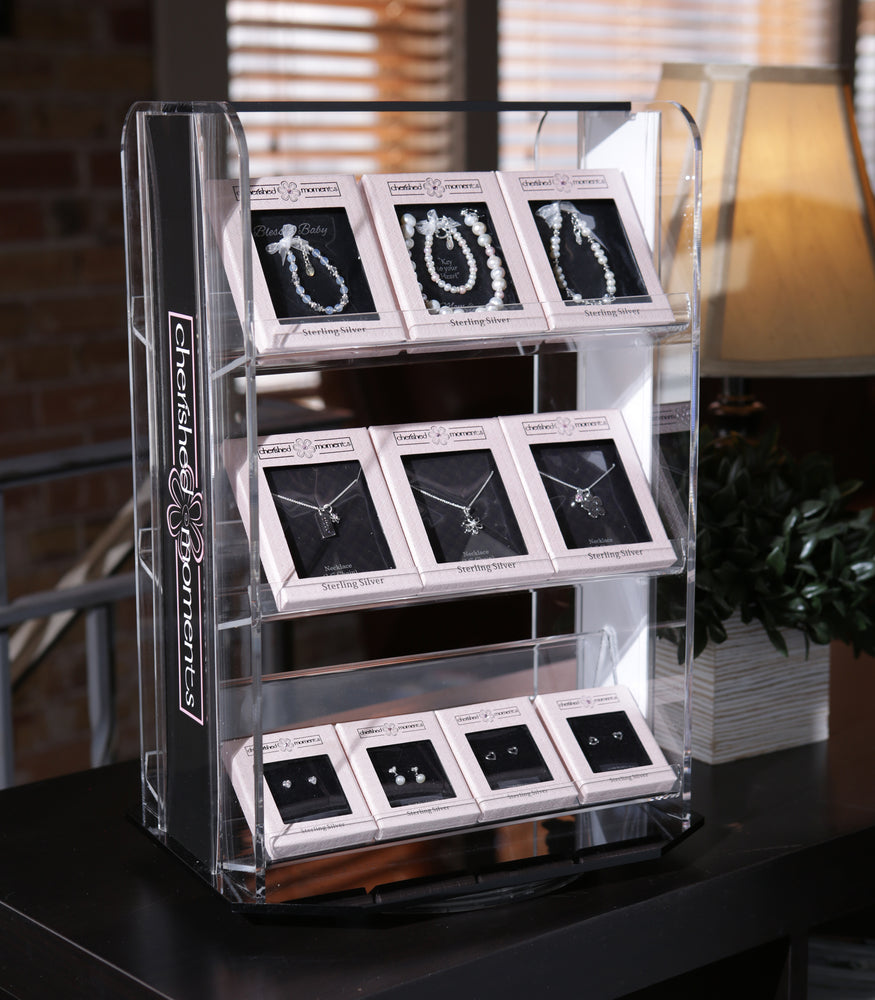 
                
                    Load image into Gallery viewer, 6-Shelf Rotating Store Fixture (FREE w $600)
                
            