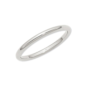 
                
                    Load image into Gallery viewer, Sterling Silver Baby Ring - 2mm Silver Band
                
            