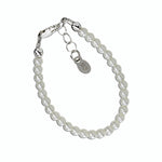 Serenity 2 - Sterling Silver Pearl Baby Bracelet for Kids
